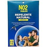Repelente De Insetos Adesivo NO2PROBLEMS 12 Adesivos Com Óleo Essencial De Citronela Natural 8 Horas De Proteção Ideal Contra Mosquitos E Pernilongos