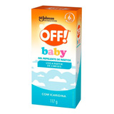 Repelente De Insetos Off Baby Com Icaridina 117g Gel