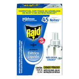 Repelente Elétrico Líquido Raid 45 Noites Refil De 32 9 Ml