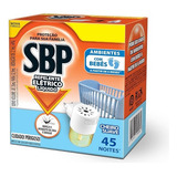 Repelente Elétrico Líquido Sbp 45 Noites Apar 1 Refil Suave
