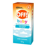 Repelente Em Gel Off Baby Com Icaridina 117g