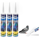 Repelente Espanta Afasta Pombos Pássaros Aves Morcego Em Gel