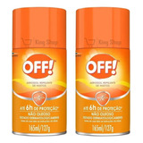 Repelente Off Protetor Aerossol Mosquitos Insetos Kit 2 Und