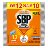 Repelente Pastilha Elétrico Sbp Noites Tranquilas Pacote Leve 12 Unidades Refil