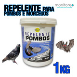 Repelente Pombos Morcegos Barreira Física Espanta Pombos 1kg
