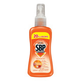 Repelente Spray Sem Fragrância Sbp Advanced Frasco 100ml Grá