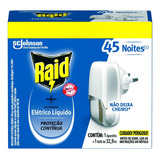 Repelente Tomada Elétrico Líquido Raid Aparelho Rf 32 9ml