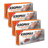 Repelente Veneno Para Mata Barata Em Gel Prático Rápido Eficaz Seringa 10g Kromax 4 Unidades