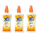 Repelente Xô Inseto Proteção Para A Família Spray 3x200ml