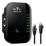 Repetidor Amplificador Multiplicador De Sinal Wifi 2 4ghz Cor Preto