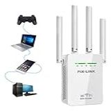 Repetidor De Sinal Wifi 2800m 4 Antenas Amplificador De Sinal Wireless Roteador Potente