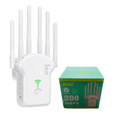 Repetidor De Wifi 6 Antenas Amplificador Sinal Potente Cor