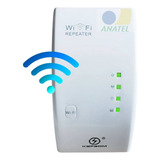 Repetidor Sinal Wifi Roteador Branco Com Anatel Amplificador