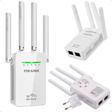 Repetidor Wifi 2800m 4 Antenas Amplificador De Sinal Bivolt