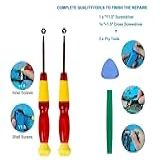Replacement Joystick Analog Thumb Stick 2 PACK Repair Kit For Nintendo Switch Switch OLED Model Switch Lite Joy Con Controller Drift Fix Tools Y1 5 1 5 Screwdriver Pry Tools