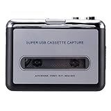 Reprodutor De Música USB Cassete Conversor MP3 Captura De áudio Estéreo