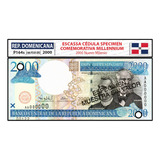 República Dominicana 2000 Pesos 2000 P164s Fe Comemorativa