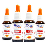 Rescue Floral Bach Terapia Adulto 30 Ml Kit 4 Frascos