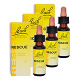 Rescue Remedy Gotas Floral De Bach 10ml Kit 3 Unidades