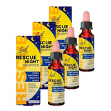 Rescue Remedy Night Gotas Floral De Bach 10ml Kit 3 Unidades Sabor Sem Sabor