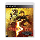 Resident Evil 5 Gold Edition Ps3 Mídia Física Seminovo