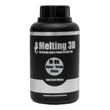 Resina 500g Melting 3d Lavável Em Agua M8k Aqua temp Cinza