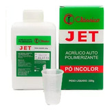 Resina Acrílica Auto Polimerizante Jet Pó 220gr P Conserto