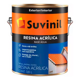 Resina Acrilica Base D água 3 6l Suvinil