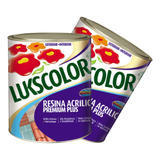 Resina Acrílica Lukscolor Premium Plus Base Água 3 2 Litros