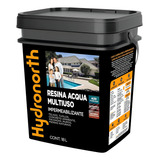 Resina Acrilica Multiuso Acqua Cerâmica Piso Hydronorth 18lt Acabamento Fosco Cor Incolor
