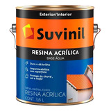 Resina Acrílica Suvinil Base Água 3 6 L Cor Cerâmica Onix