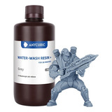 Resina Cinza Impressora 3d Original Anycubic Lavável Em Água