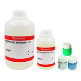 Resina Epóxi Baixa Viscosidade 3 Pigmentos E Mdf Kit 1 5kg