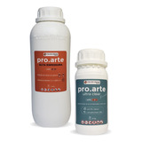 Resina Epóxi Cristal Rígida P Brindes Laminados Kit 1 5kg