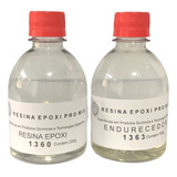 Resina Epoxi Cristal Rígida P Brindes Laminados Kit C 300g