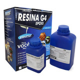 Resina Epoxi G4 Uv Rigida C Endurecedor Polipox 1 45 Kg Cor Incolor