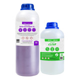 Resina Epoxi Incolor De Baixa Viscosidade Uv Kit Com 3kg