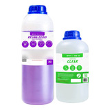 Resina Epoxi Incolor De Baixa Viscosidade Uv Kit Com 3kg