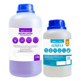 Resina Epoxi Ohana Baixa Viscosidade C Endurecedor Kit 1kg