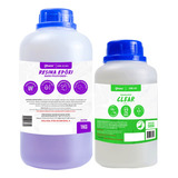Resina Epoxi Ohana Baixa Viscosidade C Endurecedor Kit1 5kg