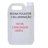 Resina Poliéster 3 Kg Laminação