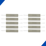 Resistor Fio Cerâmico Storm 20w 15r Branco Com 10 Unidades