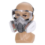 Respirador 3m Máscaras De Gás Viseira Capacete Com Óculos