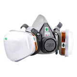 Respirador Máscara 3m Semi facial 6001 Completa