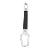 Restokki Chave De Ponta Dupla Em Forma De Chave Inglesa Multifuncional De Duas Extremidades Universais Design Ultra Longo Ferramenta Manual Preta 