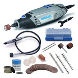 Retífica Dremel 3000 82 Acessórios Eixo Flexível Dremel 220v