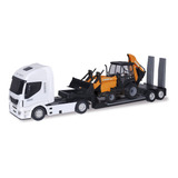 Retroescavadeira Case Miniatura Plataforma Iveco Usual