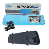 Retrovisor Camera De Re   Frontal Com Gravação Automotiva Ré