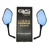 Retrovisor Cb 300 R 2011 Rosca Honda Gvs Lente Azul Convexa