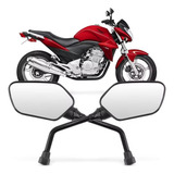 Retrovisor Cb300 Lente Convexa Rosca Honda Titan Fan Start